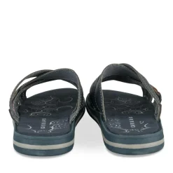Mules MARINE Homme Motif Uni A Enfiler