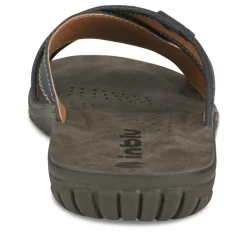 Mules MARINE Homme Motif Uni A Enfiler