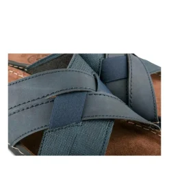 Mules MARINE Homme Motif Uni A Enfiler