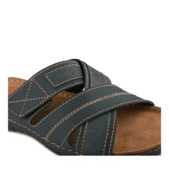 Mules MARINE Homme Motif Uni A Enfiler
