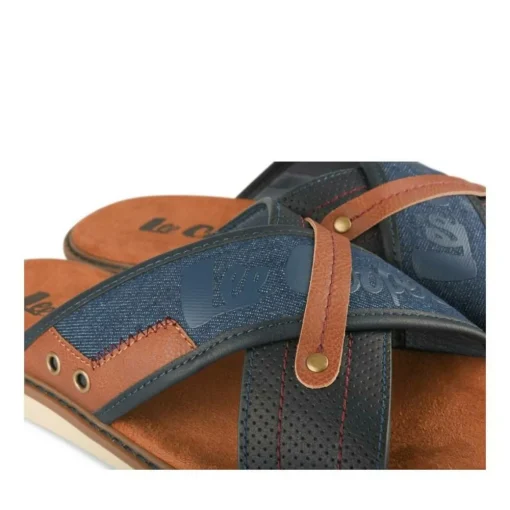Mules MARINE Homme Motif Uni A Enfiler