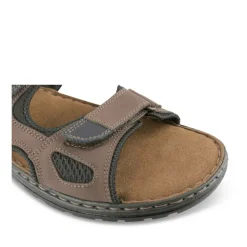 Mules MARRON Homme CUIR Motif Uni A Enfiler