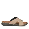 Mules MARRON Homme Motif Uni A Enfiler