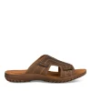 Mules MARRON Homme Motif Uni