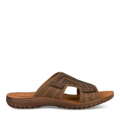Mules MARRON Homme Motif Uni