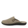 Mules MARRON Homme Motif Uni A Enfiler