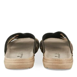 Mules MARRON Homme Motif Uni A Enfiler
