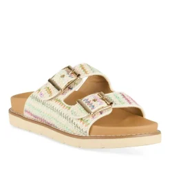 Mules MULTICOLOR Femme Motif Uni A Enfiler