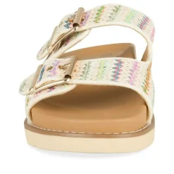 Mules MULTICOLOR Femme Motif Uni A Enfiler