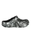 Mules NOIR CROCS Baya Lined Marbled Clog