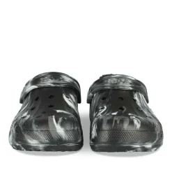 Mules NOIR CROCS Baya Lined Marbled Clog