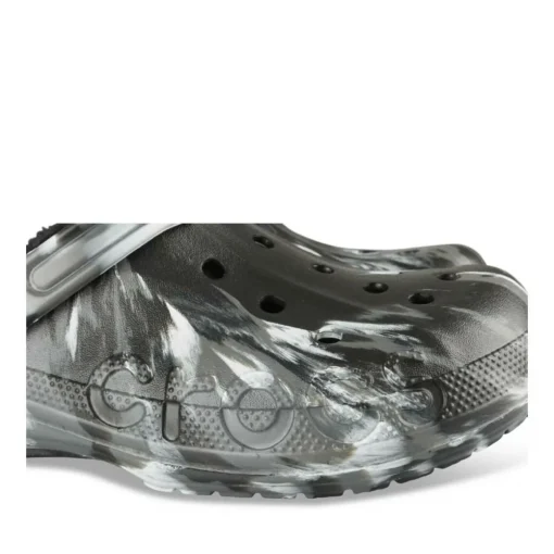 Mules NOIR CROCS Baya Lined Marbled Clog