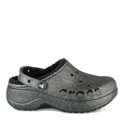 Mules NOIR CROCS Baya Platform Lined Glit.