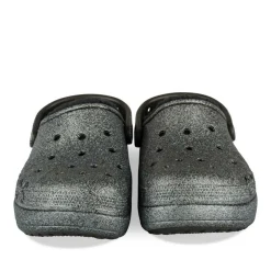 Mules NOIR CROCS Baya Platform Lined Glit.