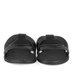 Mules NOIR Femme Motif Animal A Enfiler