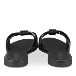 Mules NOIR Femme Motif Animal A Enfiler