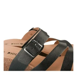 Mules NOIR Femme Motif Animal A Enfiler