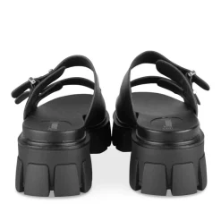 Mules NOIR Femme Motif Clouté A Enfiler