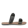 Mules NOIR Femme Motif Paillettes A Enfiler