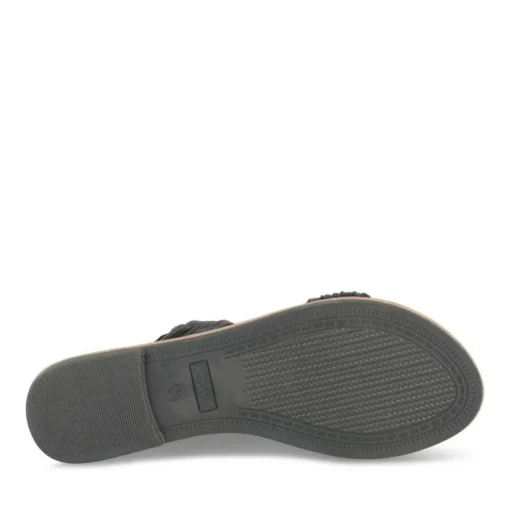 Mules NOIR Femme Motif Paillettes A Enfiler