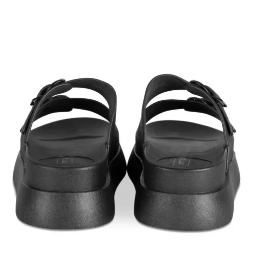 Mules NOIR Femme Motif Rayures A Enfiler