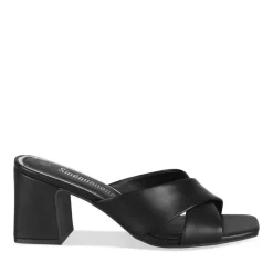 Mules NOIR Femme Motif Uni A Enfiler