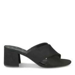 Mules NOIR Femme Motif Uni A Enfiler