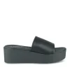 Mules NOIR Femme Motif Uni A Enfiler
