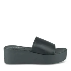 Mules NOIR Femme Motif Uni A Enfiler
