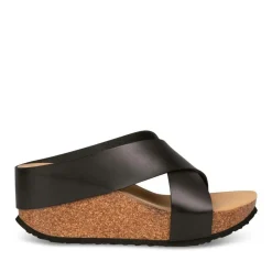 Mules NOIR Femme Motif Uni