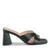 Mules NOIR Femme Motif Uni A Enfiler