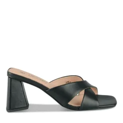 Mules NOIR Femme Motif Uni A Enfiler