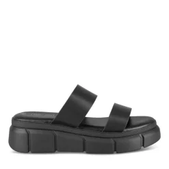 Mules NOIR Femme Motif Uni A Enfiler