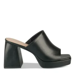 Mules NOIR Femme Motif Uni A Enfiler
