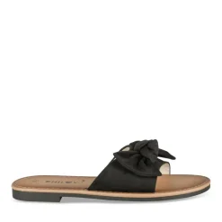 Mules NOIR Femme Motif Uni A Enfiler