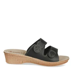 Mules NOIR Femme Motif Uni A Enfiler