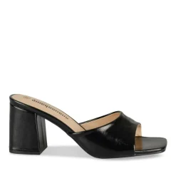 Mules NOIR Femme Motif Uni A Enfiler