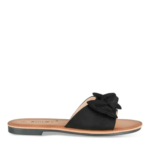 Mules NOIR Femme Motif Uni A Enfiler