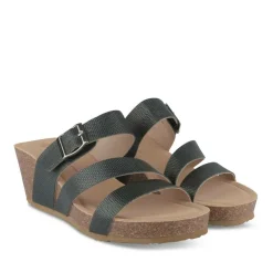 Mules NOIR Femme Motif Uni A Enfiler