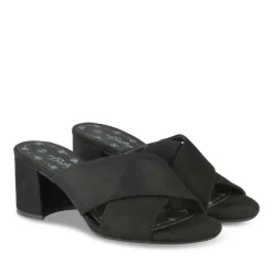 Mules NOIR Femme Motif Uni A Enfiler