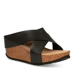 Mules NOIR Femme Motif Uni
