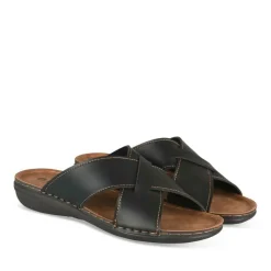 Mules NOIR Femme Motif Uni A Enfiler