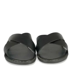 Mules NOIR Femme Motif Uni A Enfiler