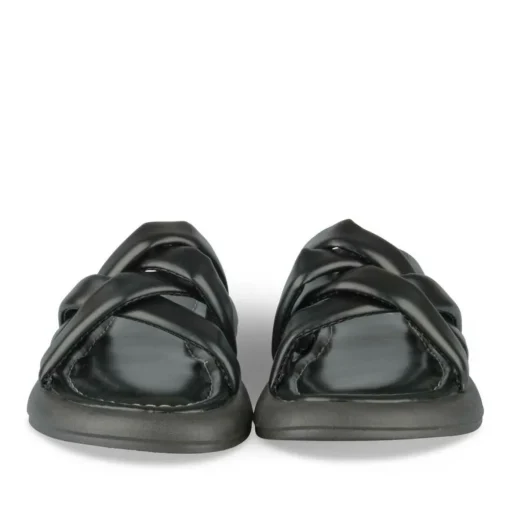 Mules NOIR Femme Motif Uni A Enfiler