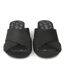 Mules NOIR Femme Motif Uni A Enfiler