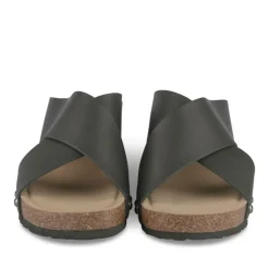 Mules NOIR Femme Motif Uni A Enfiler