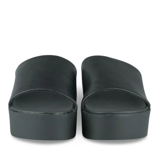 Mules NOIR Femme Motif Uni A Enfiler