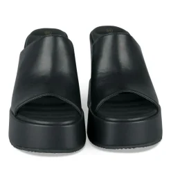 Mules NOIR Femme Motif Uni A Enfiler