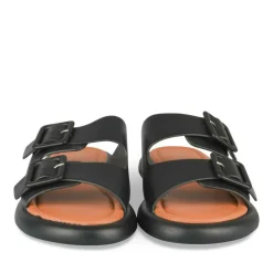 Mules NOIR Femme Motif Uni A Enfiler