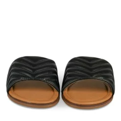 Mules NOIR Femme Motif Uni A Enfiler